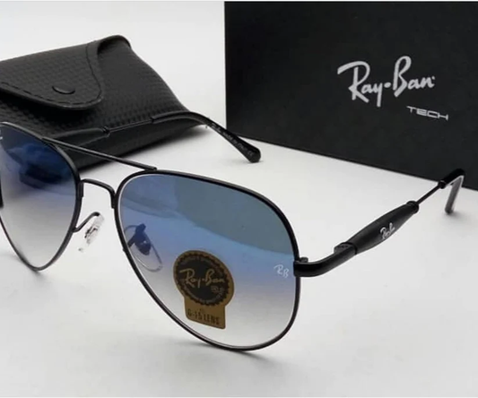 New Design Blue Shade & Black 3517 Oval Trendy Hot Favorite Sunglass For Men.
